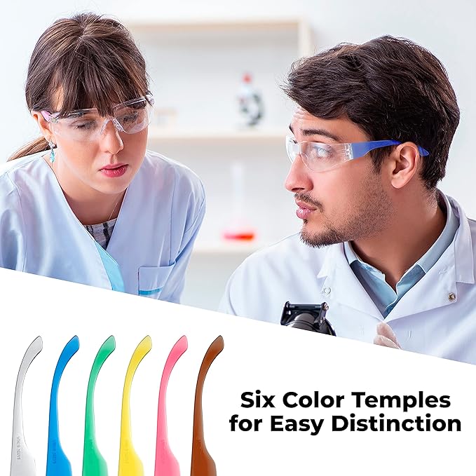 amoolo Safety Glasses for Men Bulk of 24, Protective Eyewear for Men Women, ANSI Z87.1 Impact Resistant Eye Protection for Work, Lab, Construction