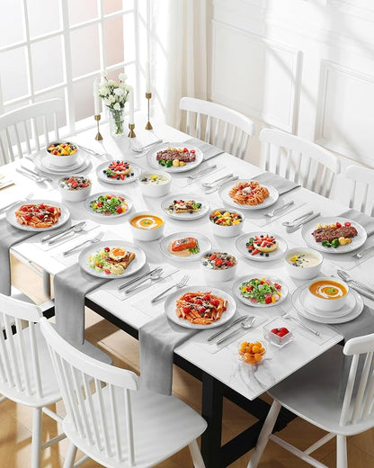 MALACASA 24-Piece Dinnerware Set