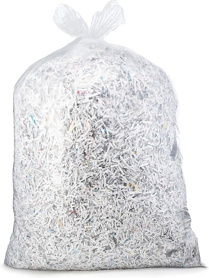 Tasker 30-33 Gallon Trash Bags Heavy Duty (Value 100/Bags w/Ties) Clear Large Plastic Recycling Garbage Bags. 30 Gal, 32 Gallon Clear Large Trash Bags