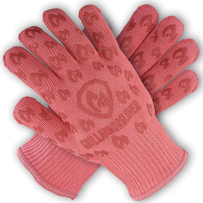 Grill Armor Oven Gloves 932°F Extreme Heat & Cut Resistant Oven Mitts with Fingers for BBQ, Cooking, Grilling, Baking – Accessory for Smoker, Cast Iron, Fire Pit, Camping, Fireplace, Griddle & More