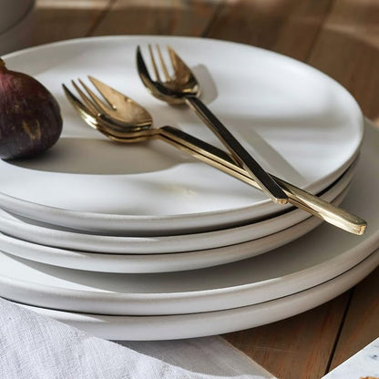 Porto by Stone Lain Macchio 24-Piece Premium Kitchen & Dining Dinnerware Set