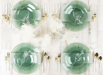 PLASTICPRO 128 Piece Combo Plates Set includes 64-7'' inch Plates & 64-10''