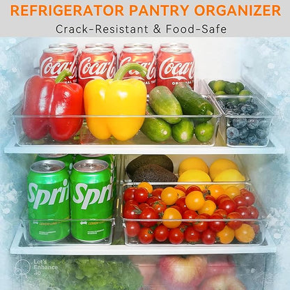 12-Pack Clear Plastic Drawer Organizer Trays – Multi-Use Acrylic Storage Bins for Kitchen, Bathroom, Makeup, Office, School & Undergarments – Perfect for Dorm, Apartment & Home Organization