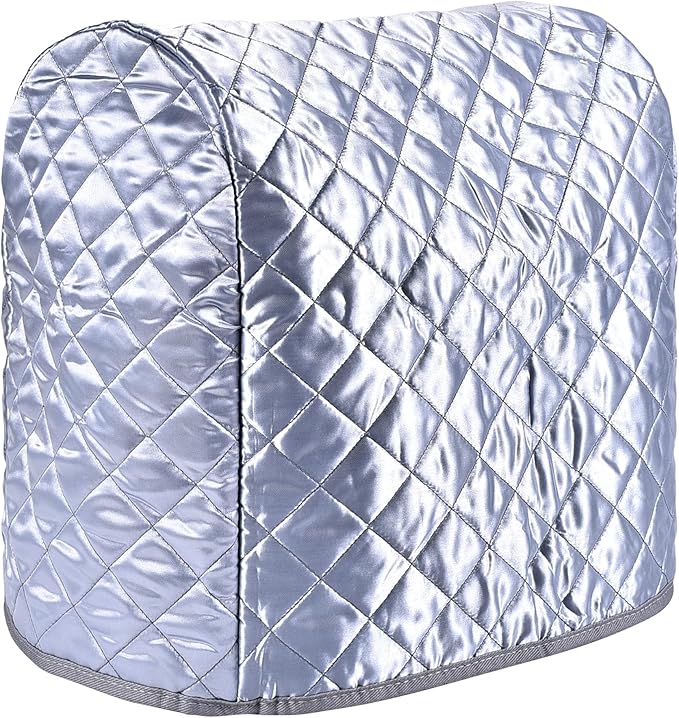 Stand Mixer Cover compatible with Kitchenaid Mixer, Fits All Tilt Head & Bowl Lift Models,Pure Cottot,Fine, Soft, Not Easy to Fade, Not Easy To Pilling (Grey, Fits for 6-8 Quart)