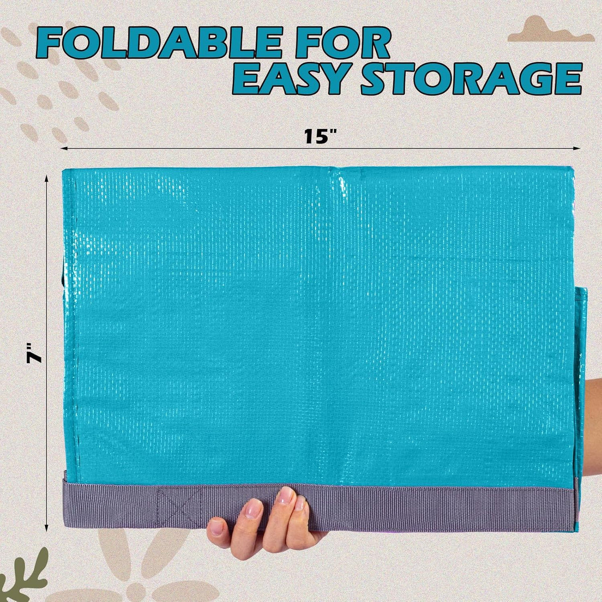 8 Pack Extra Large Moving Bags Heavy Duty Packing Bags with Extra Long Handles and Zippers Storage Totes for College Students Room Dorm Essentials Packing Supplies(Blue)