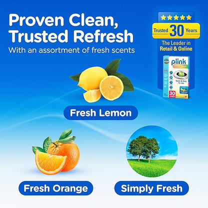 COMPAC HOME Plink Garbage Disposal Cleaner and Deodorizer, Freshens Your Kitchen and Waste Disposal, Assorted, 30 Count