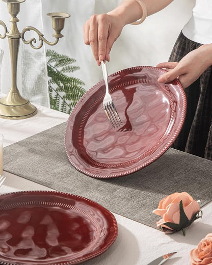 4-piece ceramic dinnerware set