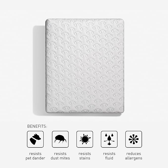 Bedgear Ver-Tex Cooling Full Mattress Protector - Waterproof and Instant Cooling Mattress Cover for Bed - Deep Pockets and Adjustable Base Friendly - Hypoallergenic