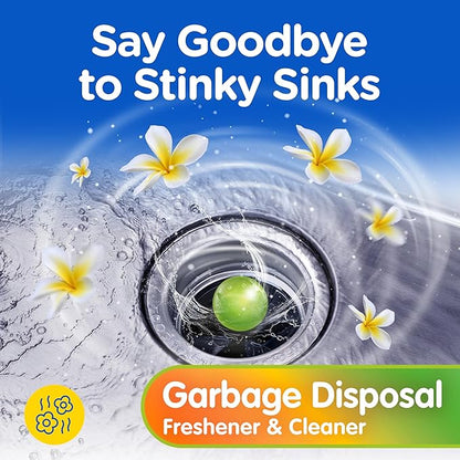 COMPAC HOME Plink Garbage Disposal Cleaner and Deodorizer, Freshens Your Kitchen and Waste Disposal, Assorted, 30 Count