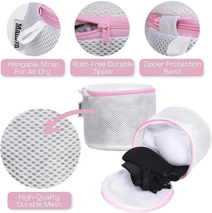 Mesh Bra Bags for Washing Machine, Lingerie wash Bags for Laundry