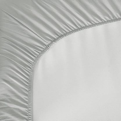 NTBAY Toddler Bedding Set - 4 Piece Soft and Breathable Crib Bedding Set for Boys and Girls, Includes Quilted Comforter, Fitted Sheet, Flat Top Sheet and Envelope Pillowcase, Light Grey